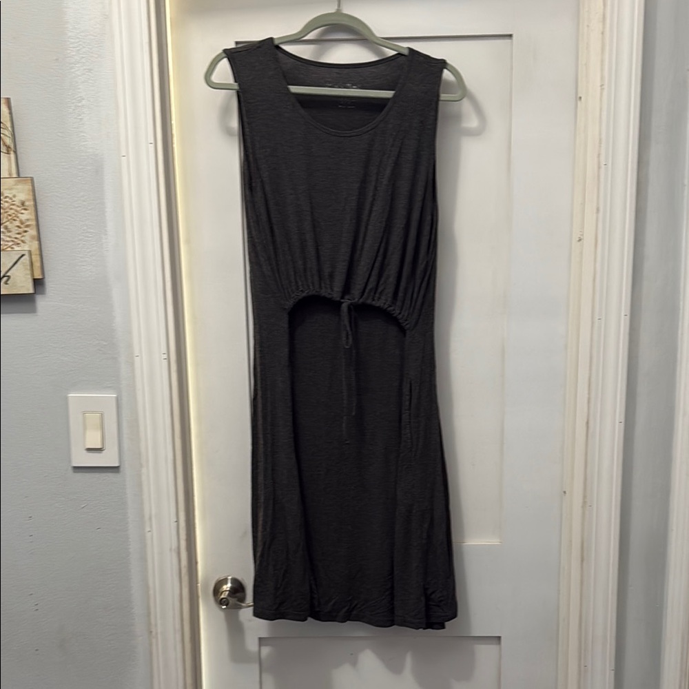 Latched Mama Drawstring Sleeveless Dress